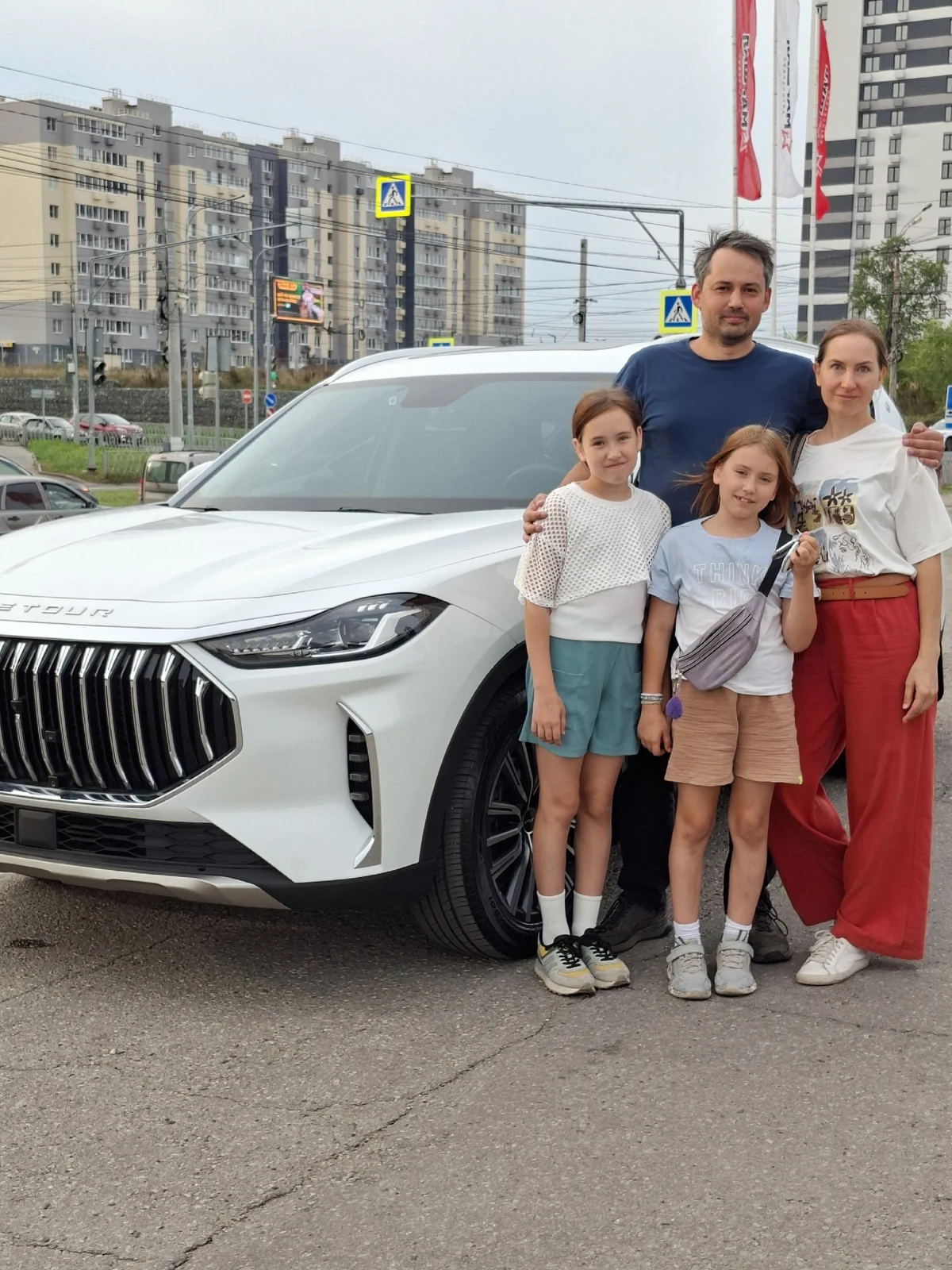 Выдача Jetour семье Петра в Тольятти
